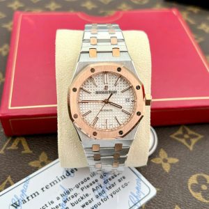 Audemars Piguet Royal Oak 15450 Rose Gold White Dial 37mm 1