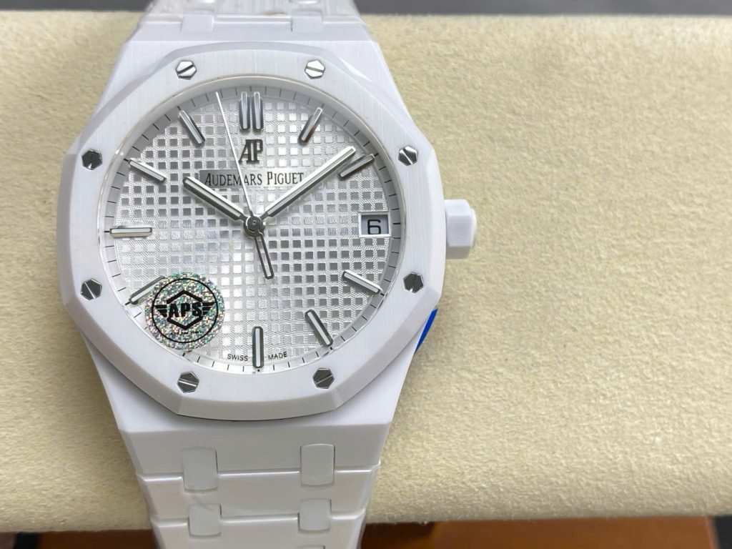 Audemars Piguet Royal Oak 15500 White Ceramic White Dial 41mm 1