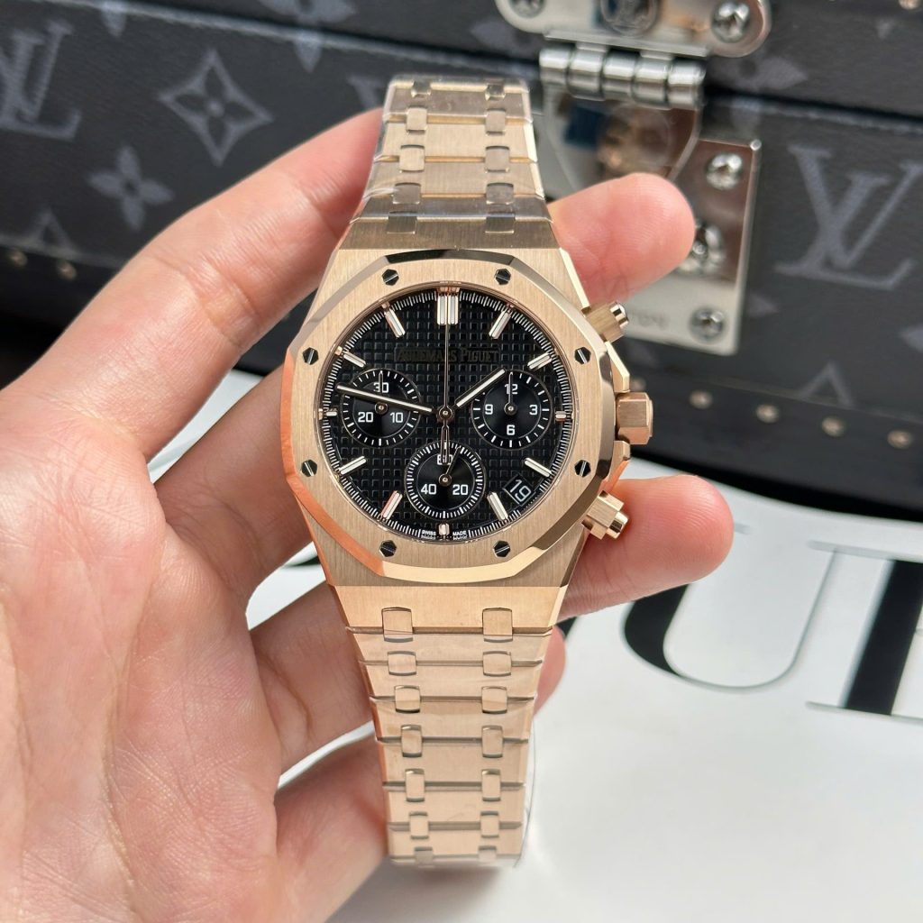 Audemars Piguet Royal Oak 26240 Rose Gold Black Dial 41mm 1