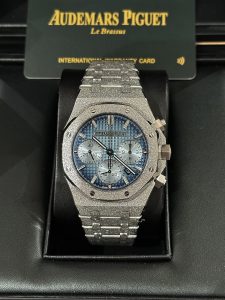 Audemars Piguet Royal Oak 26331BC Frosted Gold Blue Dail 1