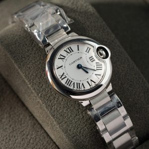 Cartier Ballon Bleu steel strap 28mm