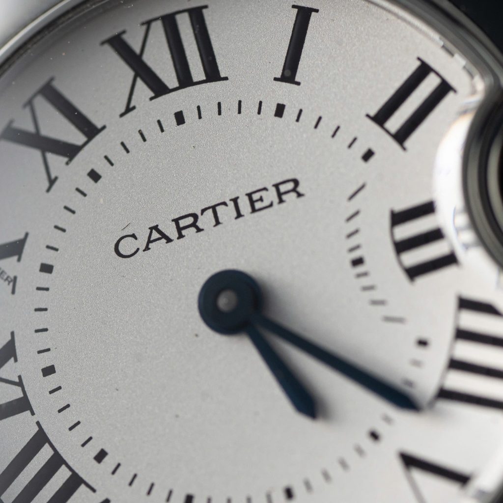 Cartier Ballon Bleu steel strap 28mm 4
