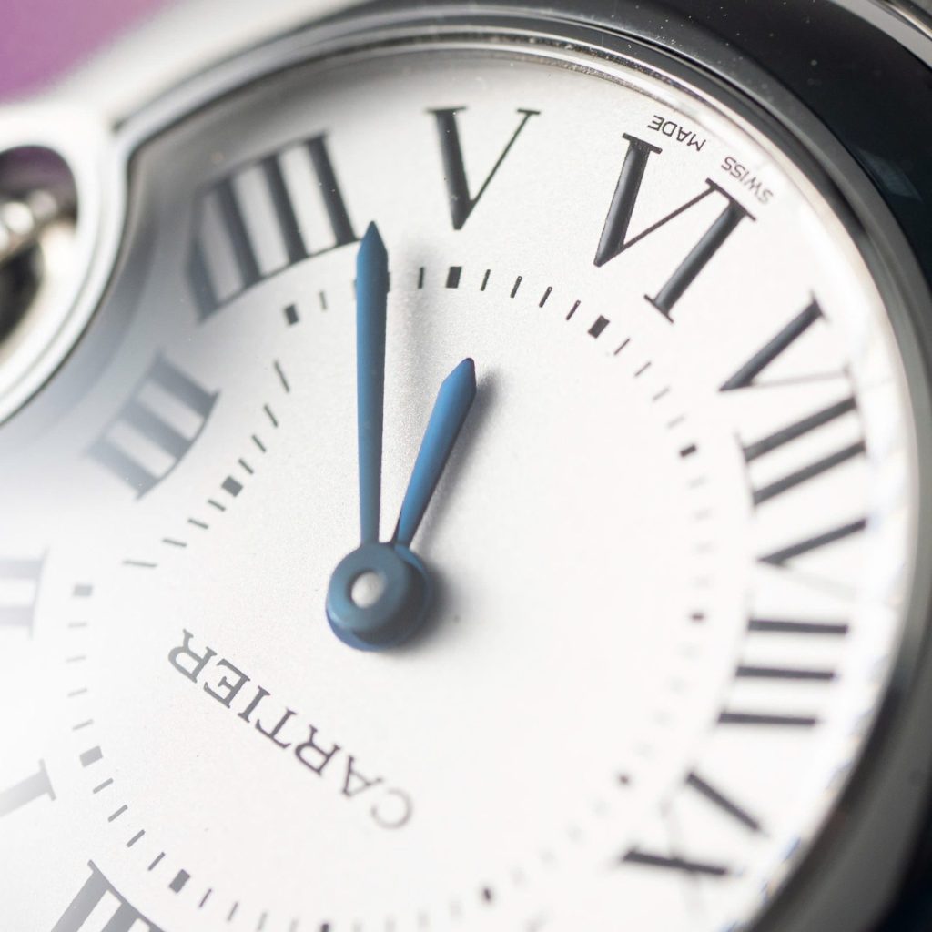 Cartier Ballon Bleu steel strap 28mm 5