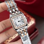 Cartier Panthere WSPN007 Two Tone Rose Gold Zircon 27x37mm
