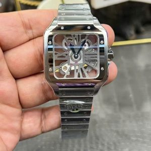 Cartier Santos CRWHSA0015 Skeleton 39.8mm