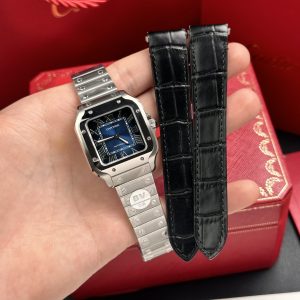 Cartier Santos WSSA0063 Gradient Blue 35.1mm