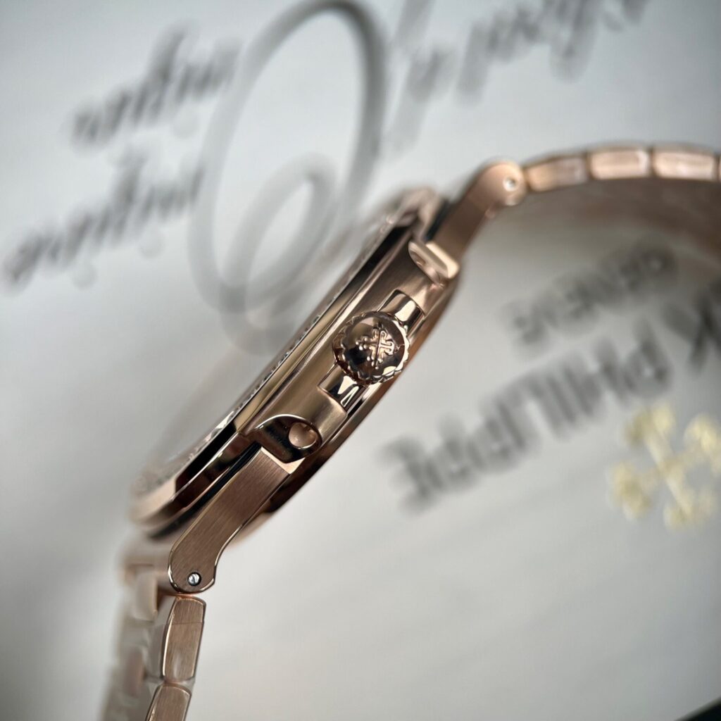 Dong Ho Patek Philippe Nautilus 5711 Replica 11 Boc Vang Do Kim Cuong Tu Nhien 40mm 10