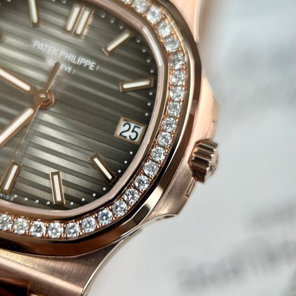 Dong Ho Patek Philippe Nautilus 5711 Replica 11 Boc Vang Do Kim Cuong Tu Nhien 40mm 8
