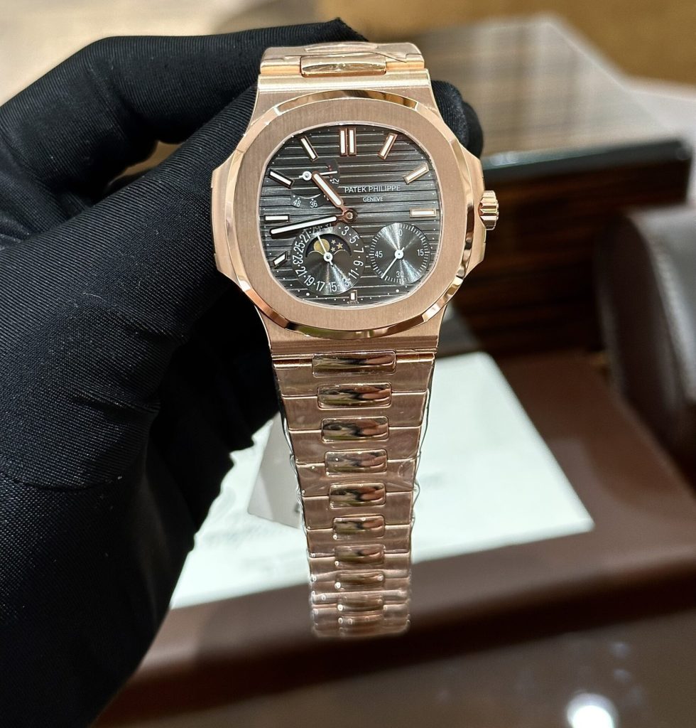 Dong Ho Patek Philippe Nautilus 5712R Che Tac Boc Vang Hong GRF 40mm 4