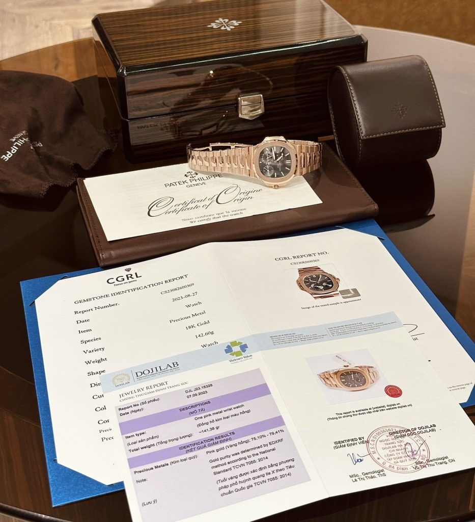 Dong Ho Patek Philippe Nautilus 5712R Che Tac Boc Vang Hong GRF 40mm 6