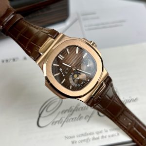 Dong Ho Patek Philippe Nautilus 5712R Mat Chocolate Boc Vang Replica 11 40mm 3