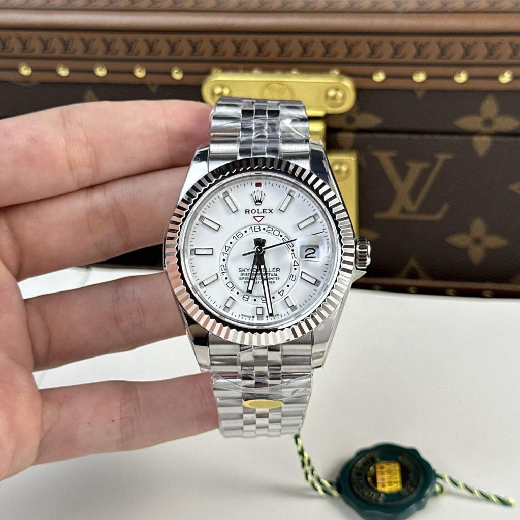 Dong Ho Rolex Rep 11 Sky Dweller 326934 Mat Trang Day Jubilee 42mm 4