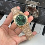 Dong Ho Vacheron Constantin Overseas 4500V Replica 11 Mat Xanh La Cay 41mm 3