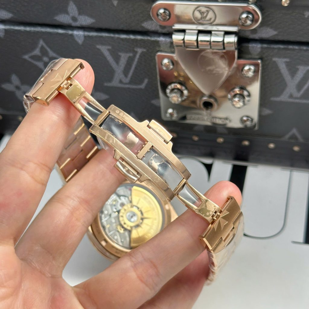 Dong Ho Vacheron Constantin Overseas 4500V Replica 11 Mat Xanh La Cay 41mm 5