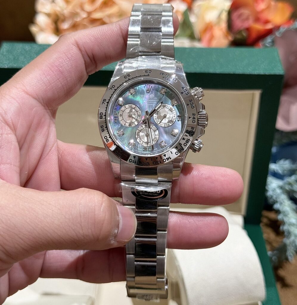 Rolex Daytona Moissanite Mother of Pearl dial 40mm 1