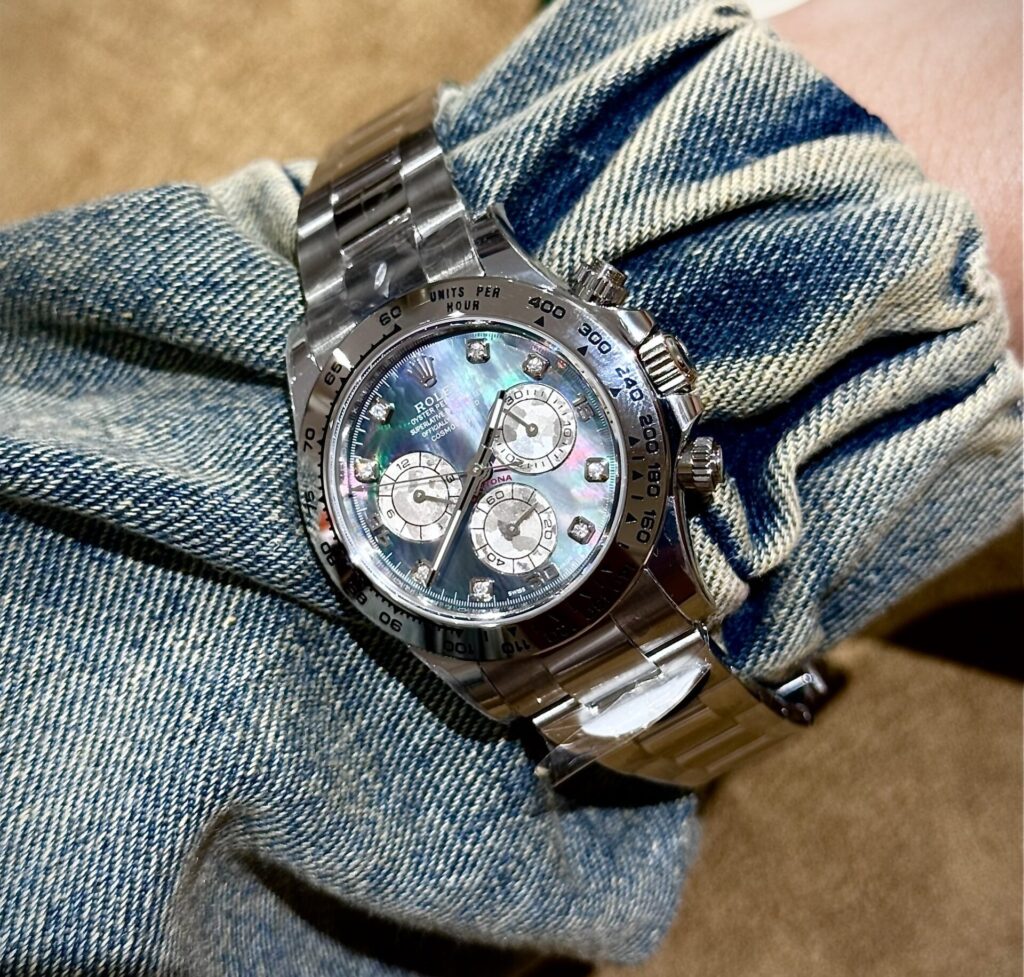Rolex Daytona Moissanite Mother of Pearl dial 40mm 3