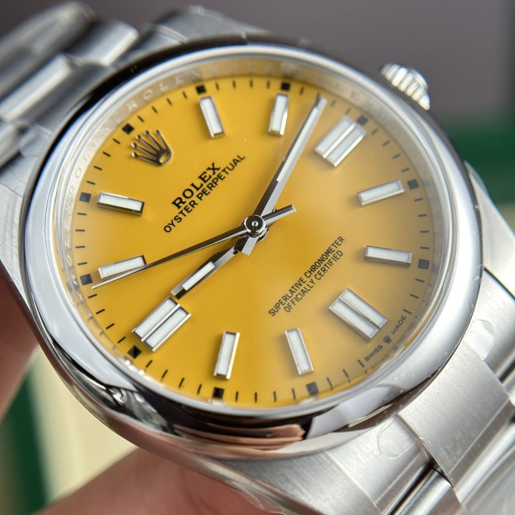 Rolex Oyster Perpetual 124300 Yellow Dial 41mm 3