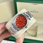 Rolex Oyster Perpetual 126000 Red Dial 36mm 2
