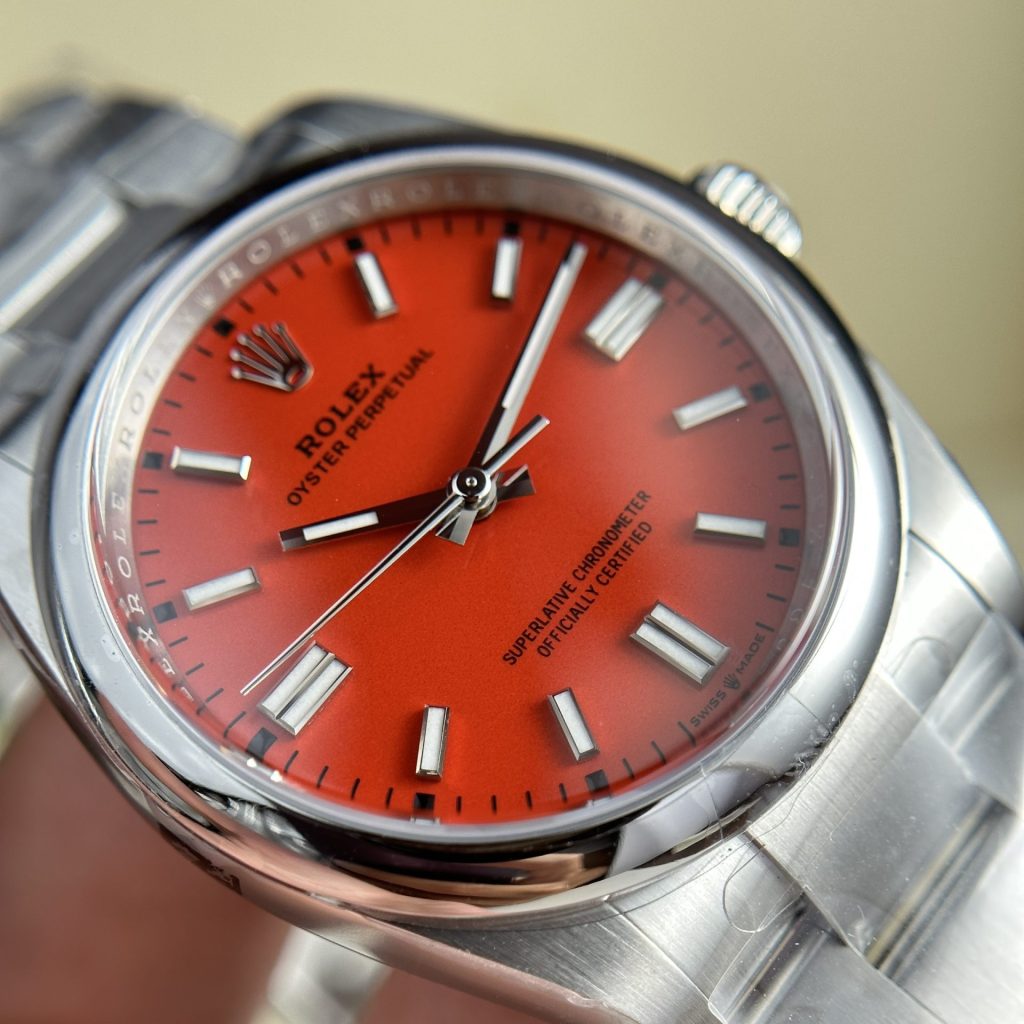 Rolex Oyster Perpetual 126000 Red Dial 36mm 3